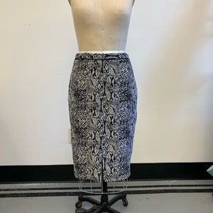 Highwaisted Snake Printed Skirt, NWTS